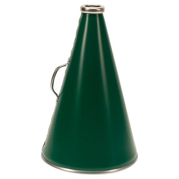 Blank megaphone made of plastic with steel handle and aluminum mouthpiece.... from ASI 77280 Pepco Poms / Pepco Poms