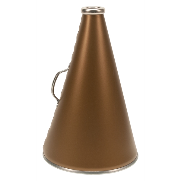 Blank megaphone made of plastic with steel handle and aluminum mouthpiece.... from ASI 77280 Pepco Poms / Pepco Poms