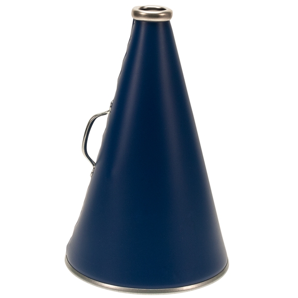Blank megaphone made of plastic with steel handle and aluminum mouthpiece.... from ASI 77280 Pepco Poms / Pepco Poms