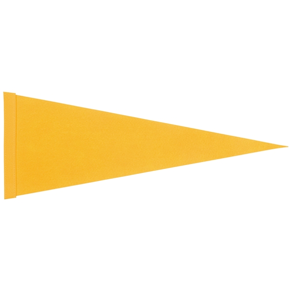 Felt 9" x 24" pennant with edge strip.... from ASI 77280 Pepco Poms / Pepco Poms