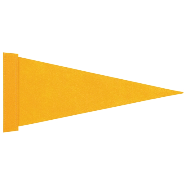 5" x 12" Felt pennant with edge strip.... from ASI 77280 Pepco Poms / Pepco Poms