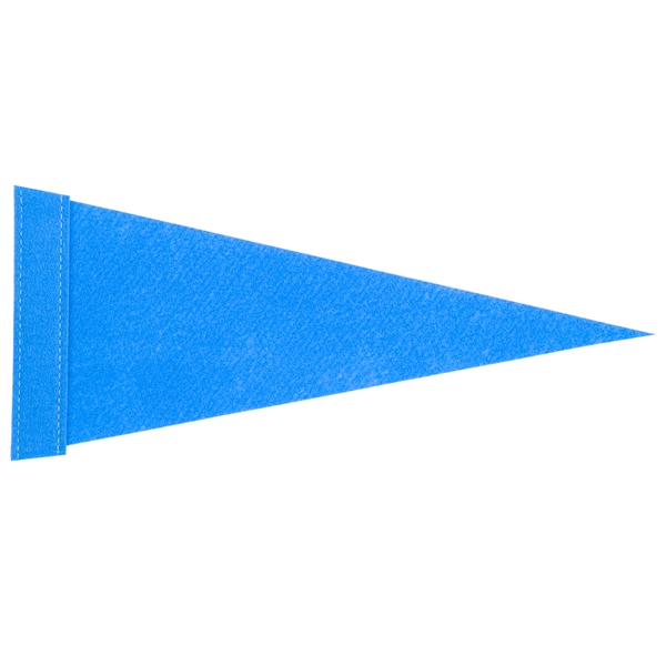 5" x 12" Felt pennant with edge strip.... from ASI 77280 Pepco Poms / Pepco Poms