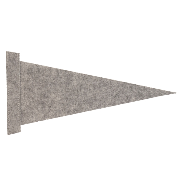 5" x 12" Felt pennant with edge strip.... from ASI 77280 Pepco Poms / Pepco Poms