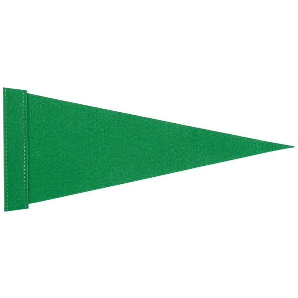 5" x 12" Felt pennant with edge strip.... from ASI 77280 Pepco Poms / Pepco Poms