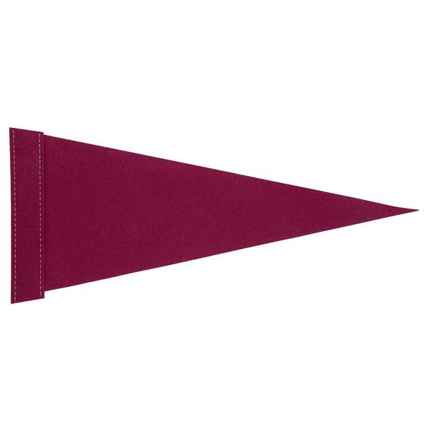 5" x 12" Felt pennant with edge strip.... from ASI 77280 Pepco Poms / Pepco Poms