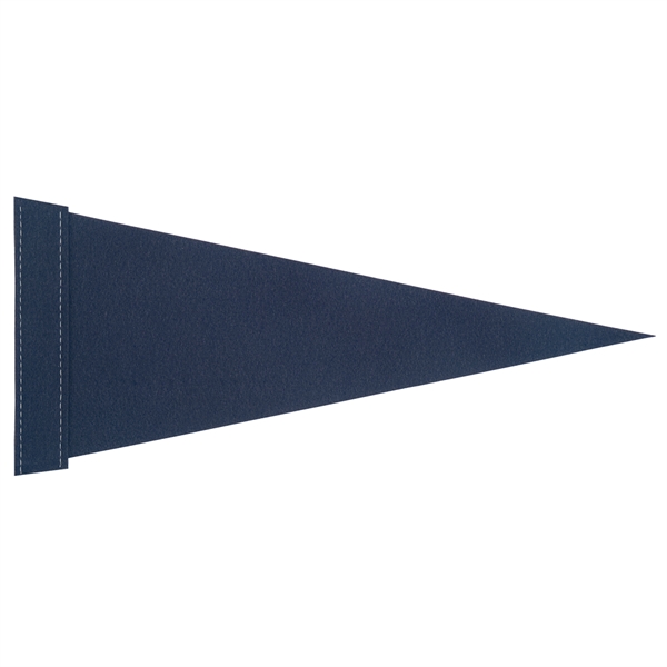 5" x 12" Felt pennant with edge strip.... from ASI 77280 Pepco Poms / Pepco Poms