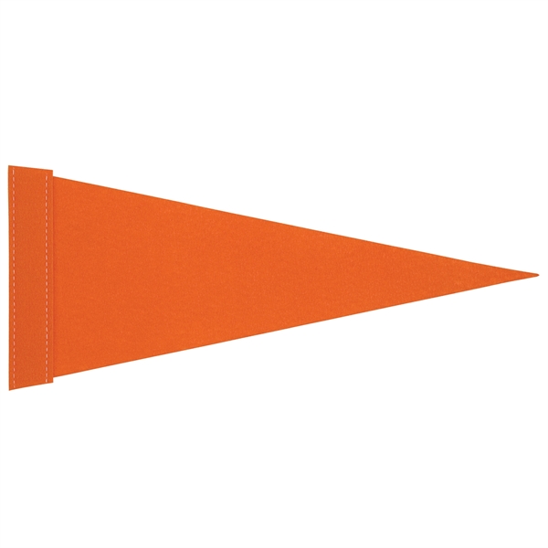 5" x 12" Felt pennant with edge strip.... from ASI 77280 Pepco Poms / Pepco Poms