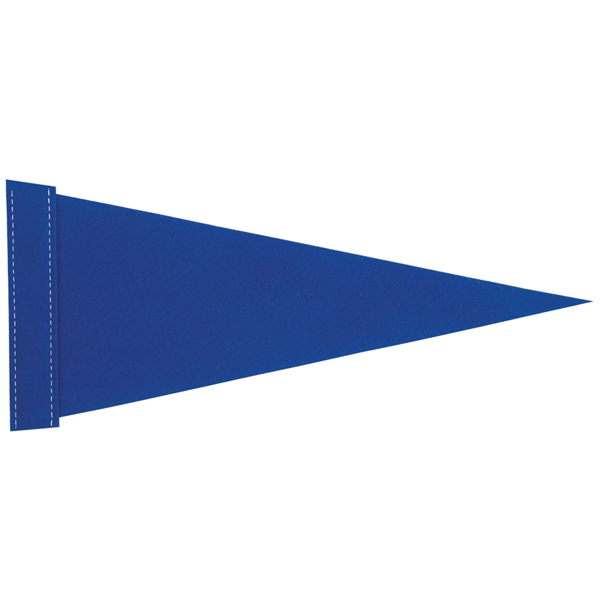 5" x 12" Felt pennant with edge strip.... from ASI 77280 Pepco Poms / Pepco Poms