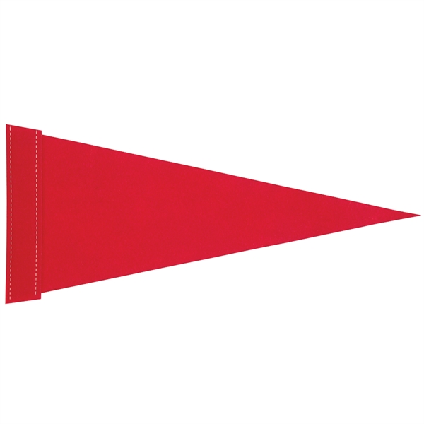 5" x 12" Felt pennant with edge strip.... from ASI 77280 Pepco Poms / Pepco Poms