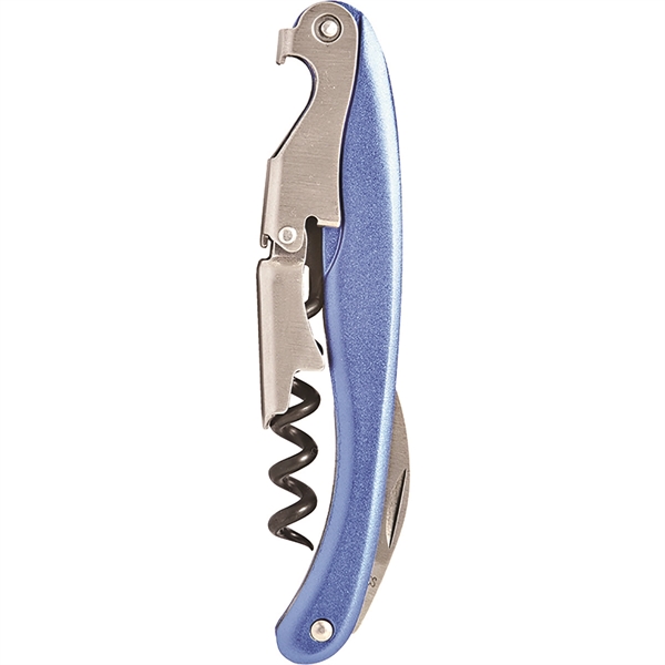 Waiter's corkscrew that features a non-stick spiral and an aluminum handle.... from ASI 55450 Franmara Inc