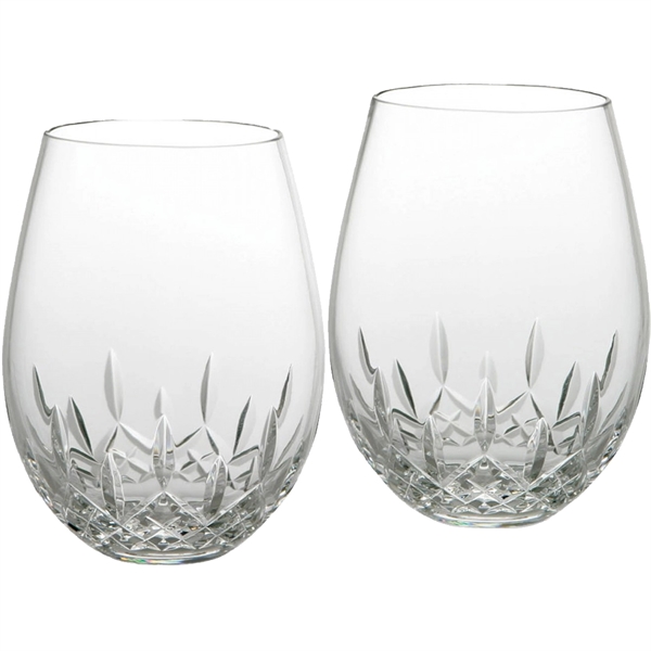 The Eternal Lismore Pattern Goes Trendy With Lismore Nouveau Stemless Wines.... from ASI 61966 HPG / HPG Gold Beacon Premium Brands