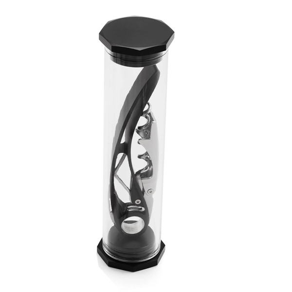 Open design double lever corkscrew packaged into a high-tech aluminum cap... from ASI 55450 Franmara Inc