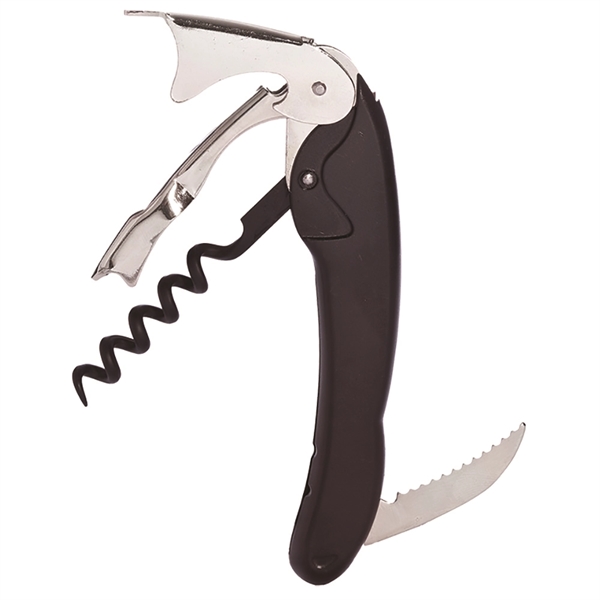 Double-step corkscrew measures 4 5/8"L and uses two boot levers.... from ASI 55450 Franmara Inc
