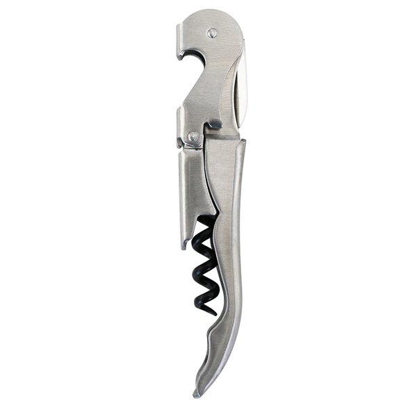 Waiter's corkscrew that features a stainless steel body and a two-wheel... from ASI 55450 Franmara Inc