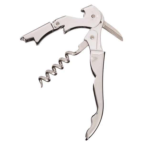 Waiter's corkscrew with chrome-plated, stainless steel blade and boot lever.... from ASI 55450 Franmara Inc