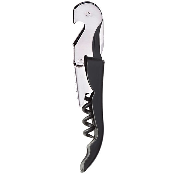 Waiter's corkscrew that features a non-stick coated spiral with an enamel... from ASI 55450 Franmara Inc