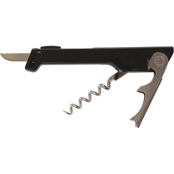 Two-step lever with a sliding knife blade is activated by a... from ASI 55450 Franmara Inc