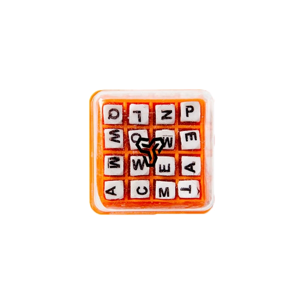 1 3/4" x 1 1/4" Shake-a-Word plastic game with 16 letter... from ASI 63549 Jornik Manufacturing Corp / Jornik