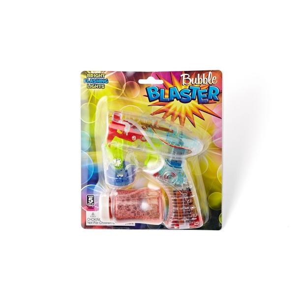 5 1/2" x 5" Bubble Blaster gun with flashing light action,... from ASI 63549 Jornik Manufacturing Corp / Jornik