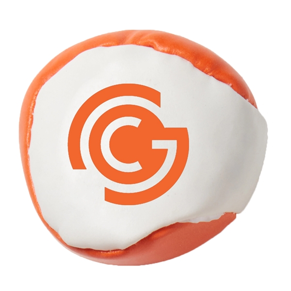 2" two-tone hacky sack, offered in two-tone colors.... from ASI 63549 Jornik Manufacturing Corp / Jornik