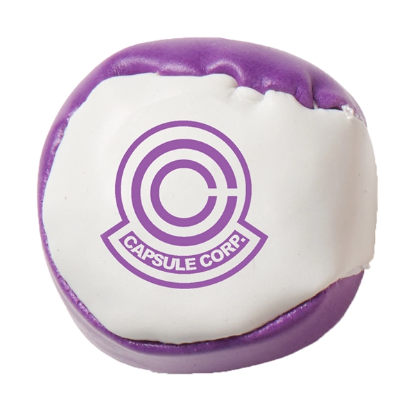 2" two-tone hacky sack, offered in two-tone colors.... from ASI 63549 Jornik Manufacturing Corp / Jornik