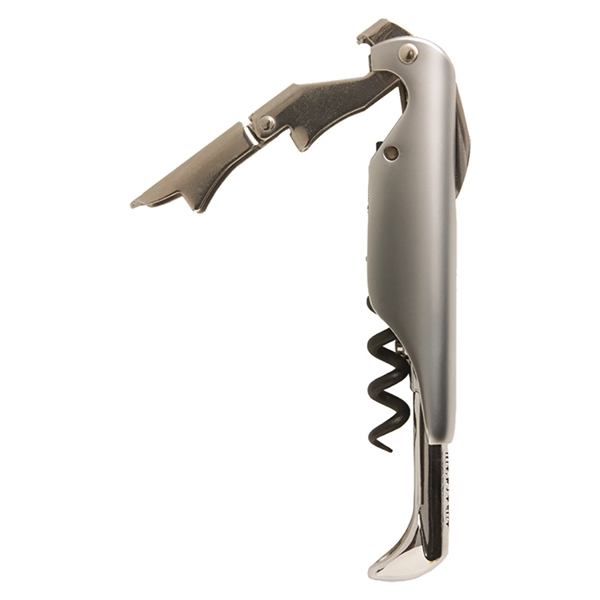 Double-lever corkscrew that features an extendable handle for compact pocket storage.... from ASI 55450 Franmara Inc