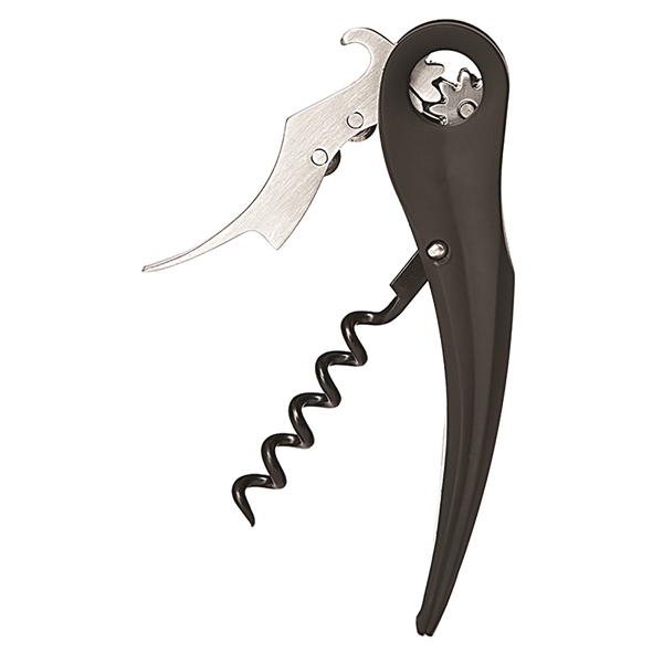 Waiter's gear action corkscrew with a bottle cap lifter.... from ASI 55450 Franmara Inc