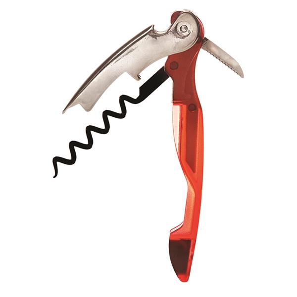 Waiter's corkscrew with all-in-one, two-step boot lever with a stainless knife... from ASI 55450 Franmara Inc