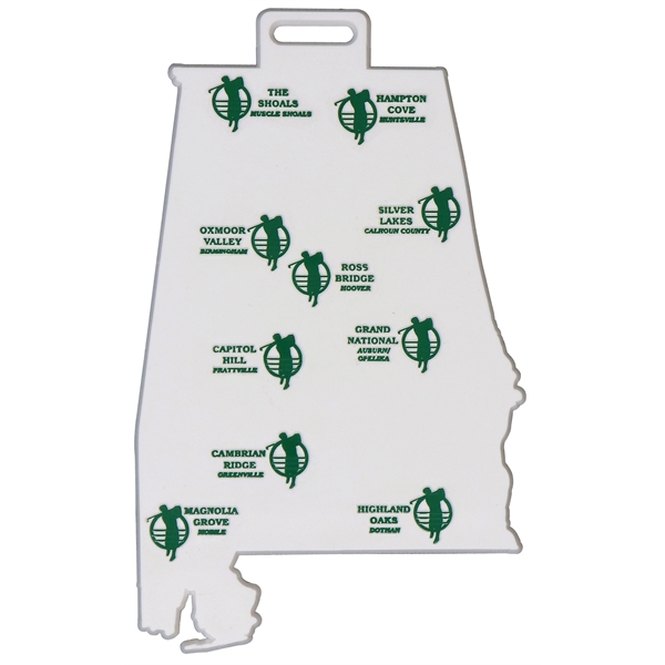 Custom-shaped plastic luggage tag.... from ASI 59683 Harco Enterprises LTD / Harco Enterprises