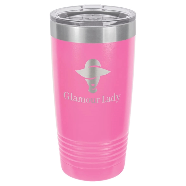 Polar Camel 20 oz. Vacuum Insulated Tumbler w/ Clear Lid... from ASI 72657 Active Life Promo / Apres Ski Active Life Promo