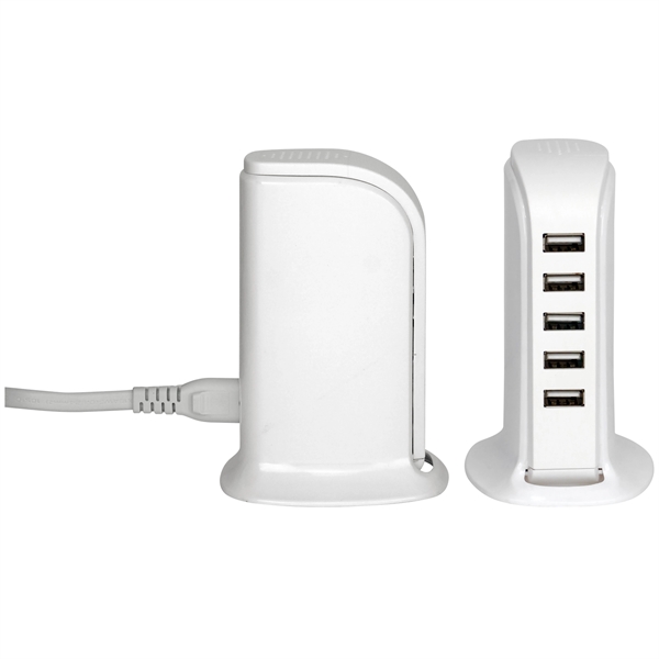 UL 5 Port USB Charging Tower... from ASI 30208 A P Specialties / AP Specialties