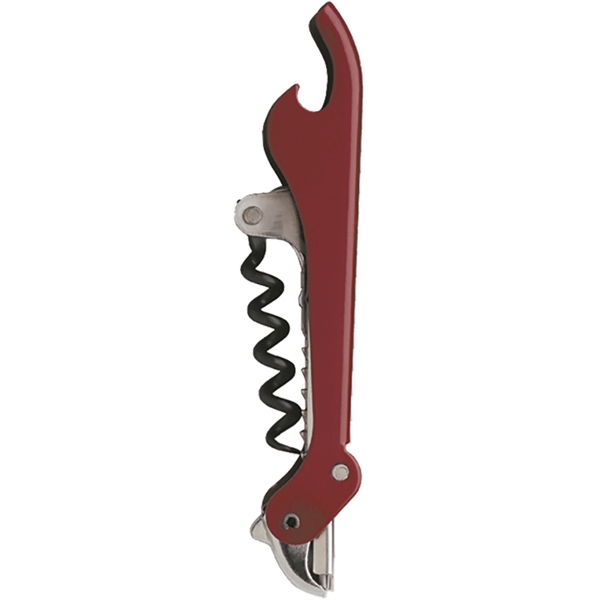 Waiter's corkscrew that features a non-stick, coated spiral with an enameled... from ASI 55450 Franmara Inc