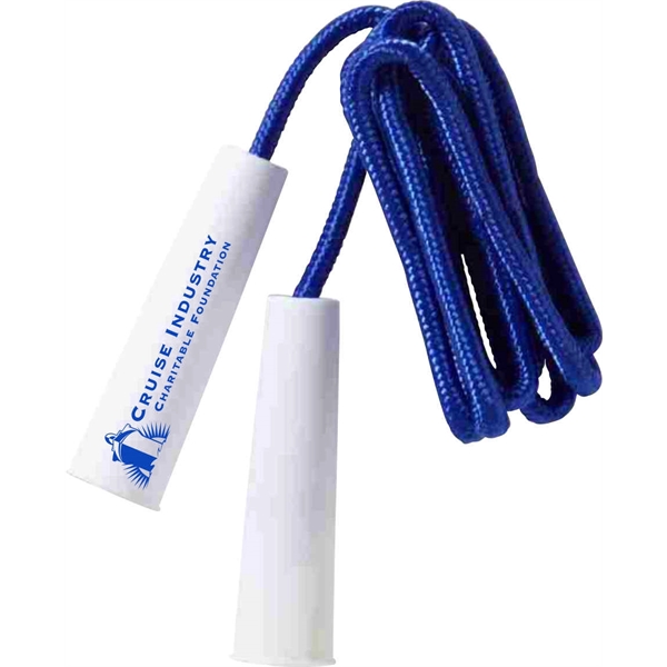 7' color jumping rope with white handles.... from ASI 63549 Jornik Manufacturing Corp / Jornik
