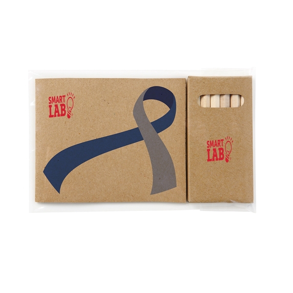 4 1/4" x 3 1/2" Kraft paper awareness ribbon 32-page adult... from ASI 63549 Jornik Manufacturing Corp / Jornik