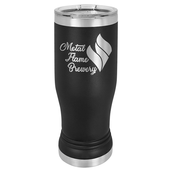 Polar Camel Insulated Stainless Steel Pilsner Tumbler 14 oz with Clear... from ASI 72657 Active Life Promo