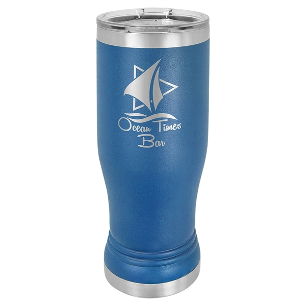 Polar Camel Insulated Stainless Steel Pilsner Tumbler 14 oz with Clear... from ASI 72657 Active Life Promo