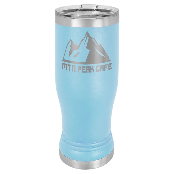 Polar Camel Insulated Stainless Steel Pilsner Tumbler 14 oz with Clear... from ASI 72657 Active Life Promo