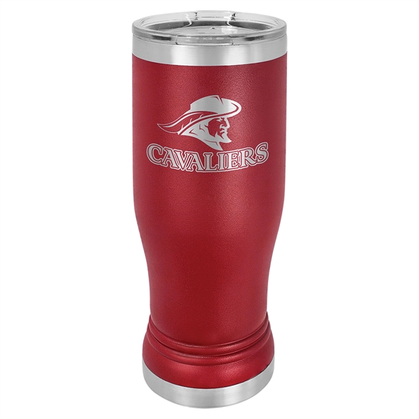 Polar Camel Insulated Stainless Steel Pilsner Tumbler 14 oz with Clear... from ASI 72657 Active Life Promo