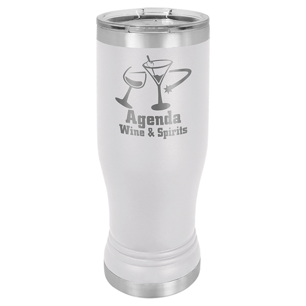 Polar Camel Insulated Stainless Steel Pilsner Tumbler 14 oz with Clear... from ASI 72657 Active Life Promo