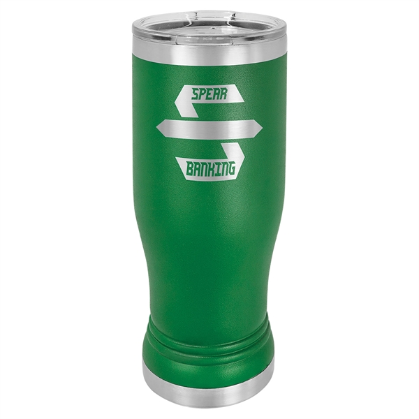 Polar Camel Insulated Stainless Steel Pilsner Tumbler 14 oz with Clear... from ASI 72657 Active Life Promo
