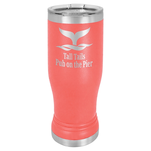 Polar Camel Insulated Stainless Steel Pilsner Tumbler 14 oz with Clear... from ASI 72657 Active Life Promo