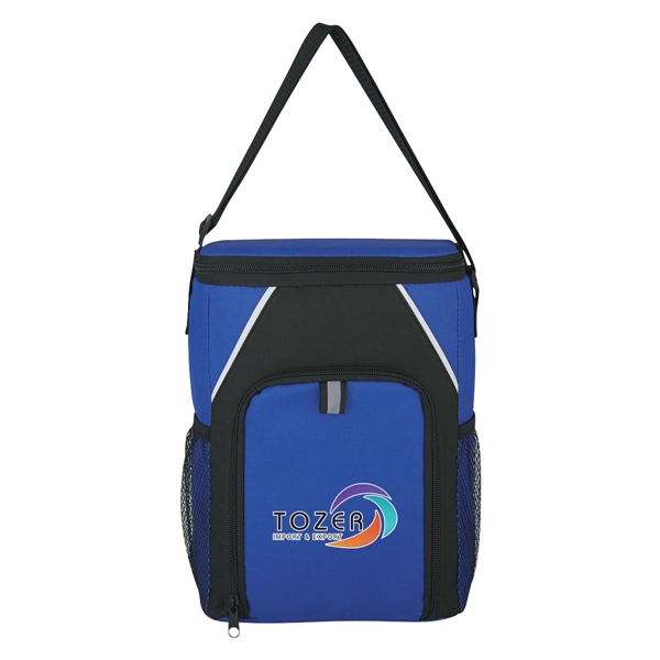 Two-Tone Insulated Kooler.  Made of 600 Denier Polyester.  PEVA... from ASI 61125 Hit Promotional Products / Hit®