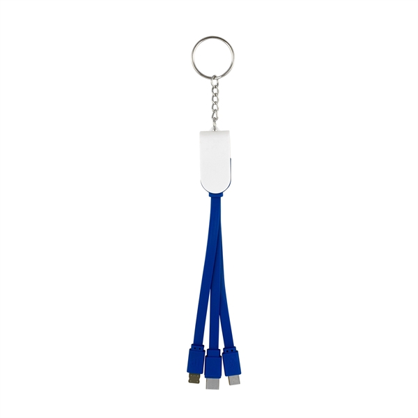 Swivel 3-In-1 Keychain Cable With Type C USB... from ASI 30208 A P Specialties / AP Specialties