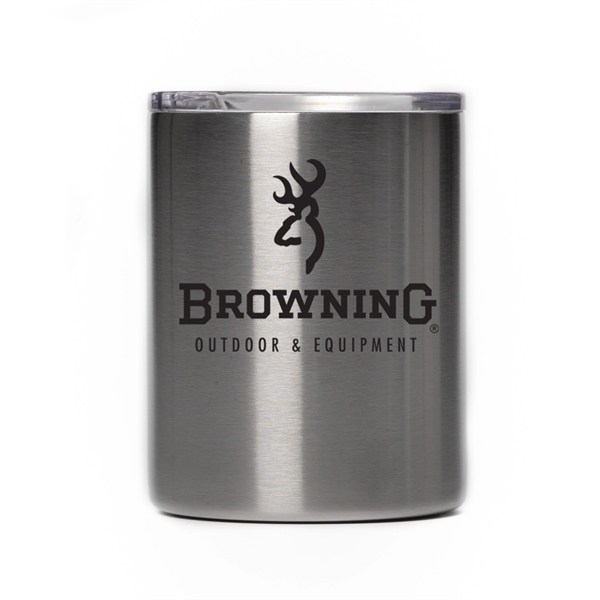 10 oz. stainless steel tumbler with snap on lid... from ASI 40544 Binaco