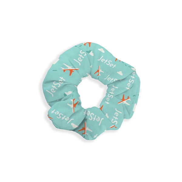 Full-color, full-bleed scrunchie with ability to add hang tag and woven... from ASI 45657 Pop! Promos