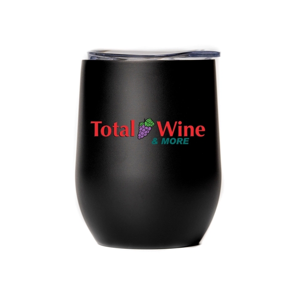 12 oz stainless steel vacuum insulated stemless wine glass... from ASI 40544 Binaco