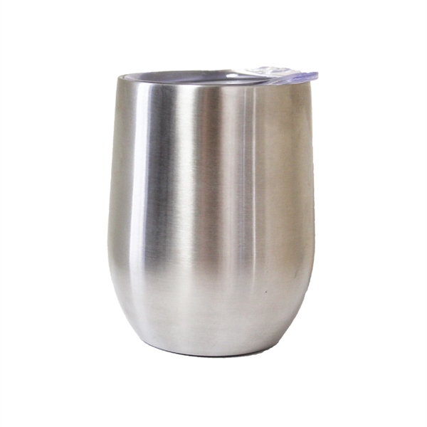12 oz stainless steel vacuum insulated stemless wine glass... from ASI 40544 Binaco