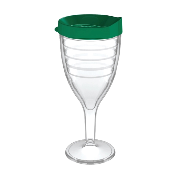 12 oz. double-wall insulated SAN plastic Double Wall Wine Goblet.... from ASI 73871 Next Promotions LLC