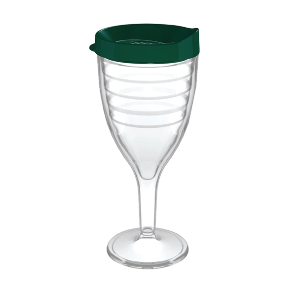 12 oz. double-wall insulated SAN plastic Double Wall Wine Goblet.... from ASI 73871 Next Promotions LLC