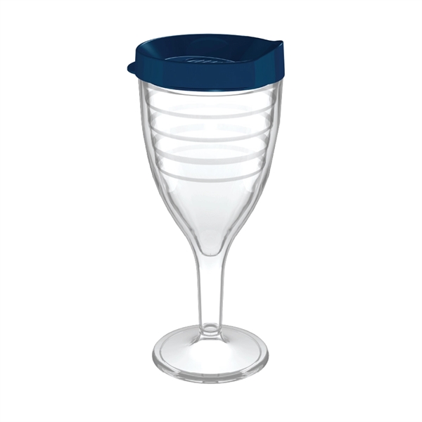 12 oz. double-wall insulated SAN plastic Double Wall Wine Goblet.... from ASI 73871 Next Promotions LLC